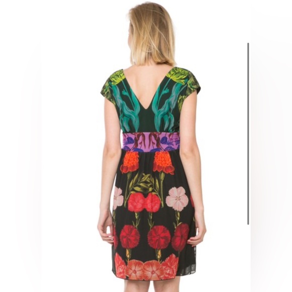 Desigual by Christian Lacroix CARMEN floral dress EUC - Picture 2 of 4